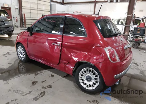 2012 Fiat 500 Lounge z USA, uszkodzony, nr VIN 3C3CFFCR7CT106580